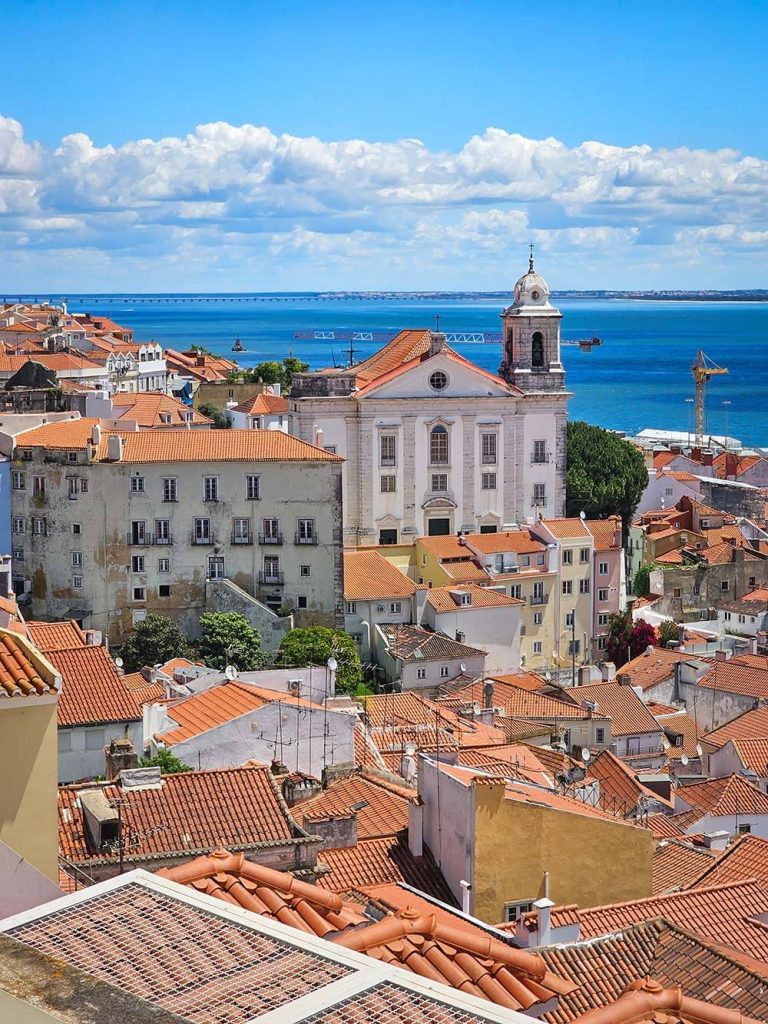 View of Alfama from Miradouro de Santa Luzia